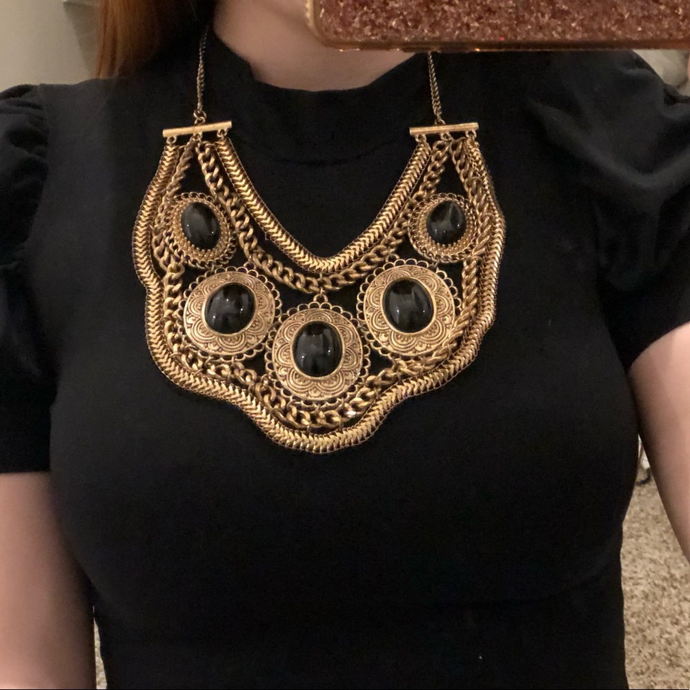 Gold Statement Necklace